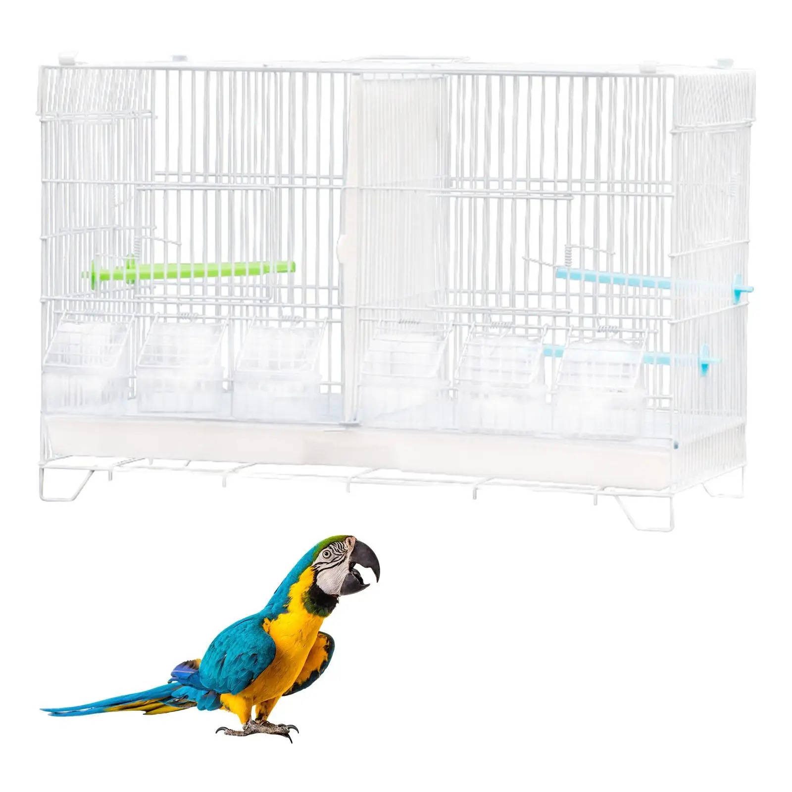 Bird Cage Pet Supplies House Playground Nest Parrot Birdcage for Conures Finches Parrotlet Pigeons Cockatiel