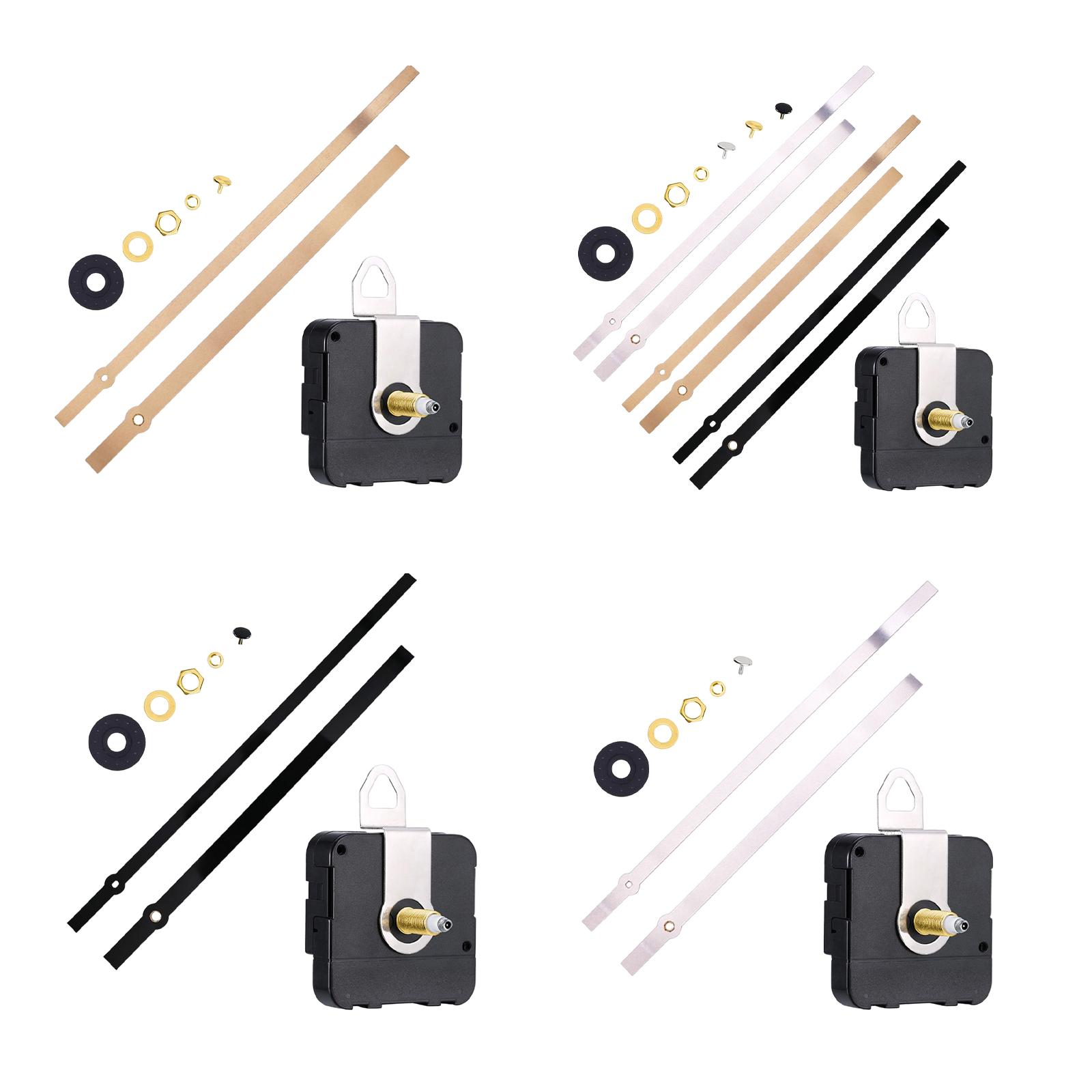 Wall Clock Movement Mechanism Kits DIY Making Replace Quartz Clock Motor Kit Long Shaft