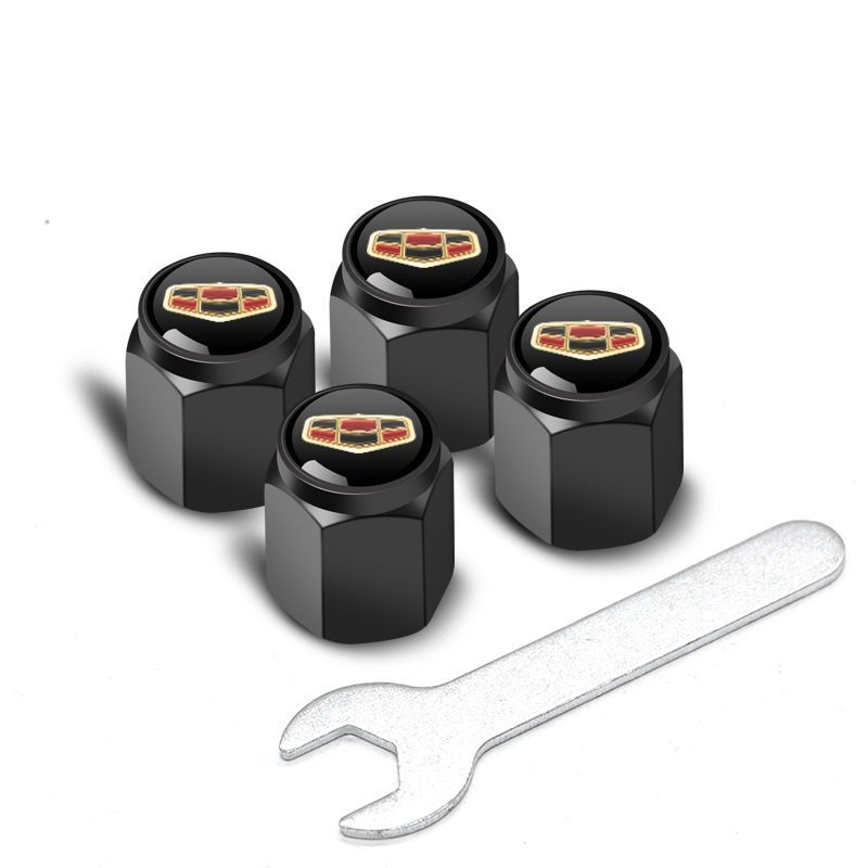 4 Stücke für Geely Serie Geometrie C Coolray Tugella Gx3 Panda Metall Auto Rad Reifen Luftventilkappen Vorbau Abdeckung mit Logo Auto Styling – Detail 3