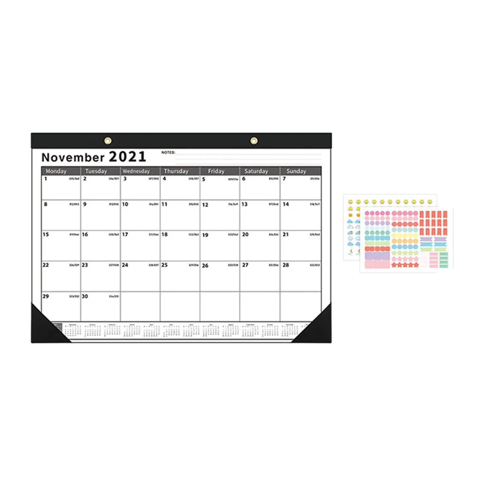 Professional Desktop Calendar Standing Monthly for Living Room Hotel 