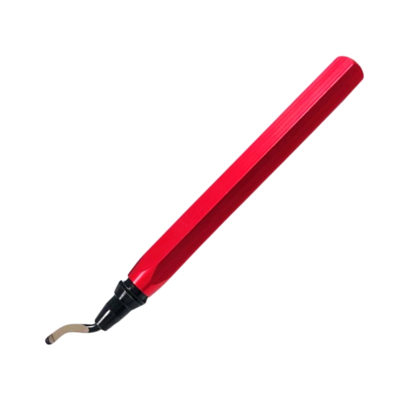 Outil à ébavurer/chanfreiner - Lame 63x16.5x3.2 Mm - Pour Bois, Plastique, Aluminium, Cuivre, Acier - Avec Poignée - Pour Bricolage Et Professionnels