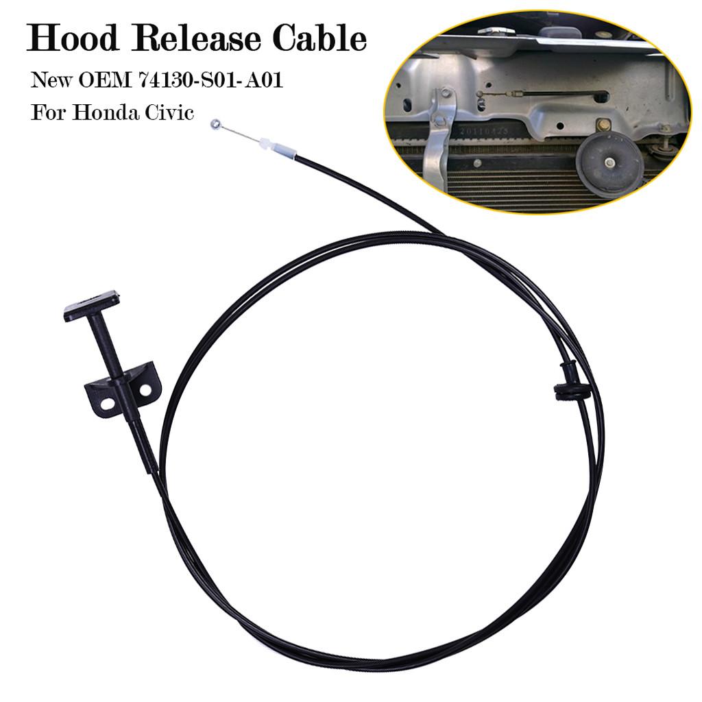 Alloy Heavy Duty Car Hood Release Cable for  96 97 98 99 00