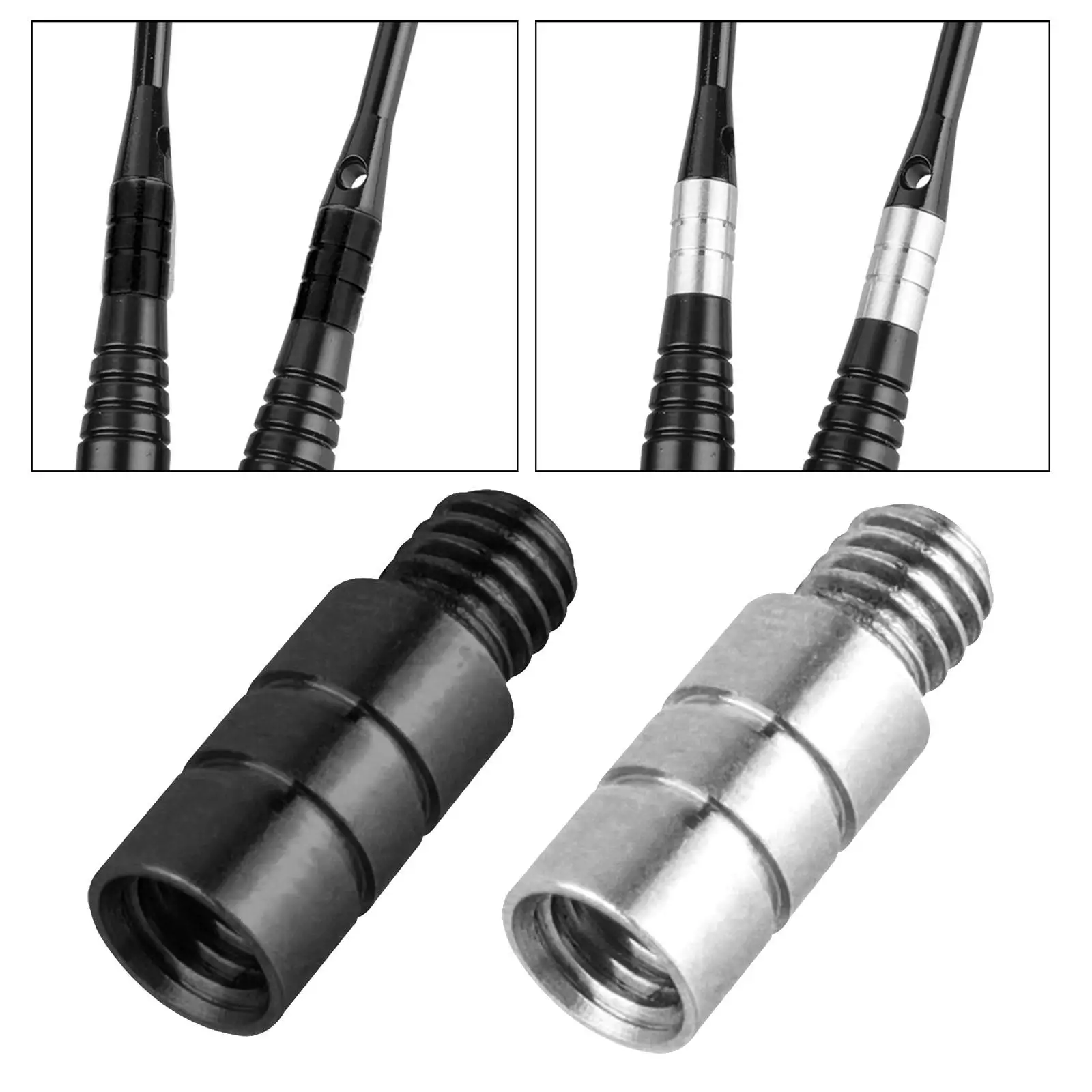 5Pcs Metal Darts Weight for Soft and Steel Darts Fittings Accentuators 2BA Thread Hardware Darts Counterweight 2G for Training