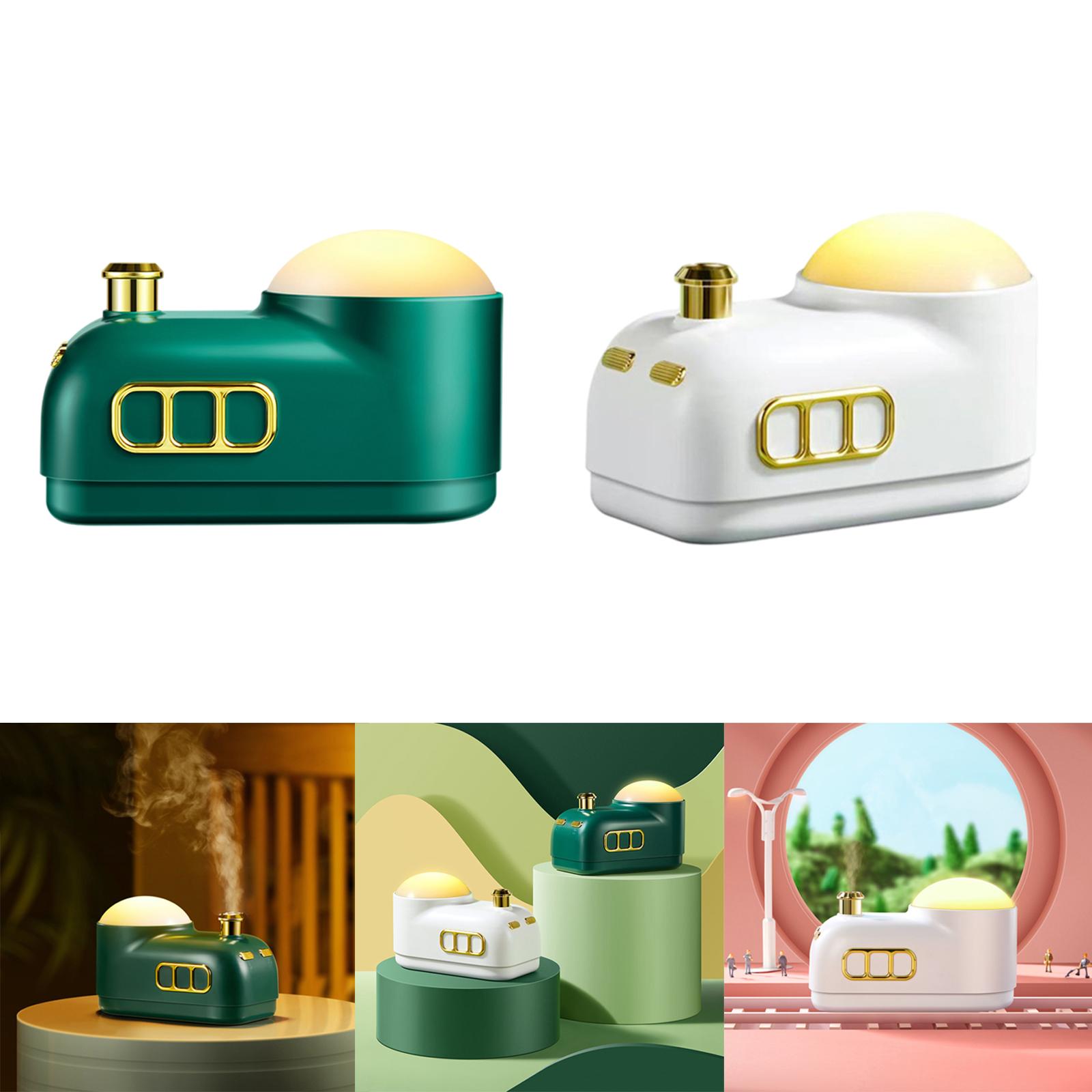 Mini Humidifier Rechargeable with Night Light Aroma Diffuser Purifier Large Capacity Quite for Bedroom Desktop Babies Yoga Home