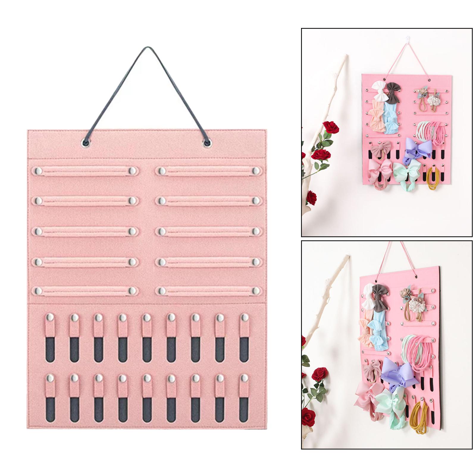 Felt Headbands Holder Newborn  Retail Store Organizer Hanging Pink