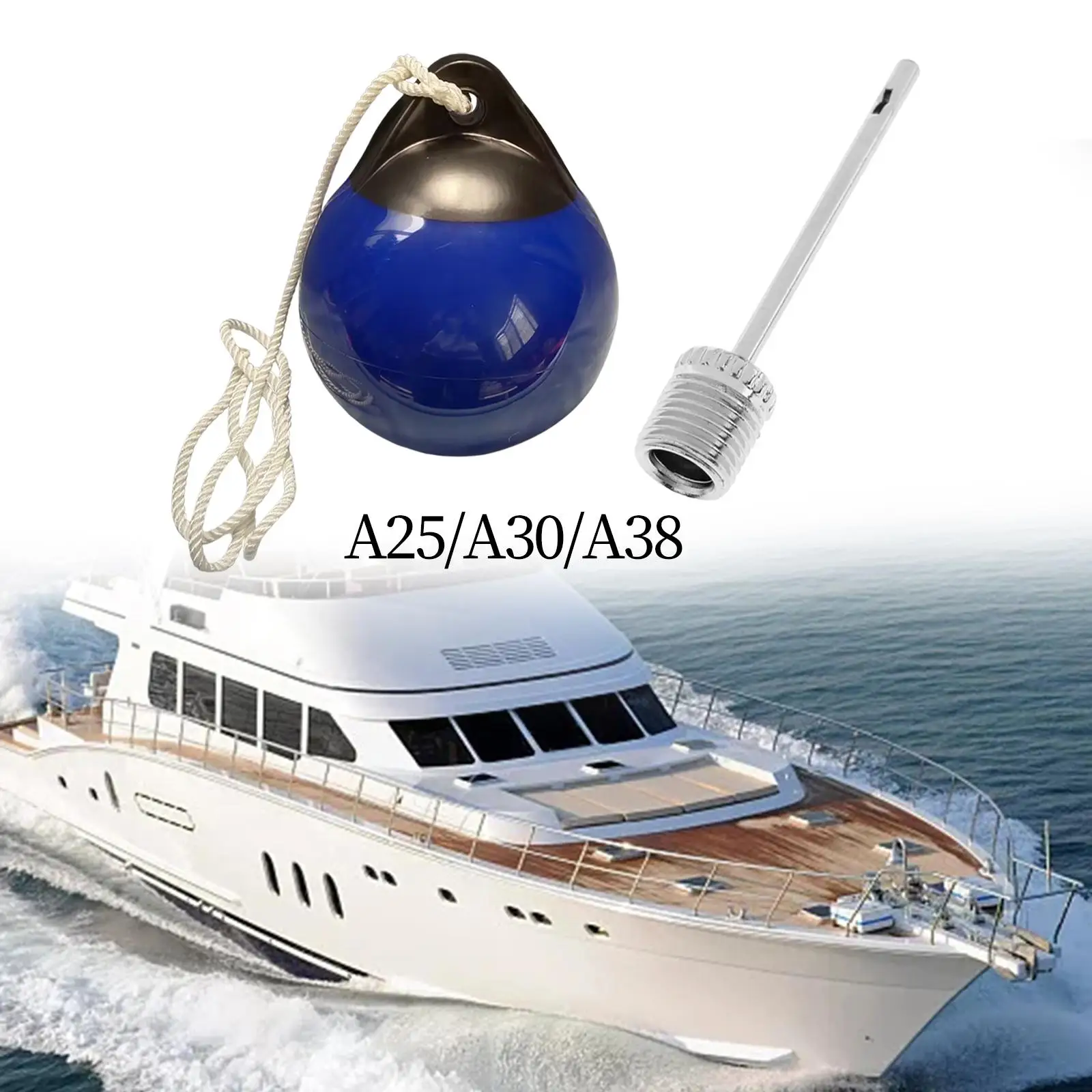 Boat Fender Inflatable Dock Bumper Ball for Speedboat Boat Fishing Boat