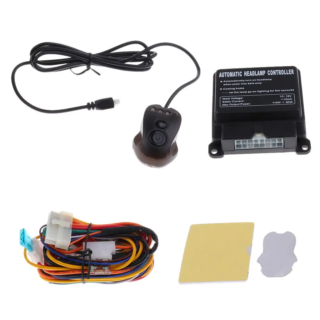 Car Headlight Headlamp Automatic ON/OFF Switch Light Sensor Kits