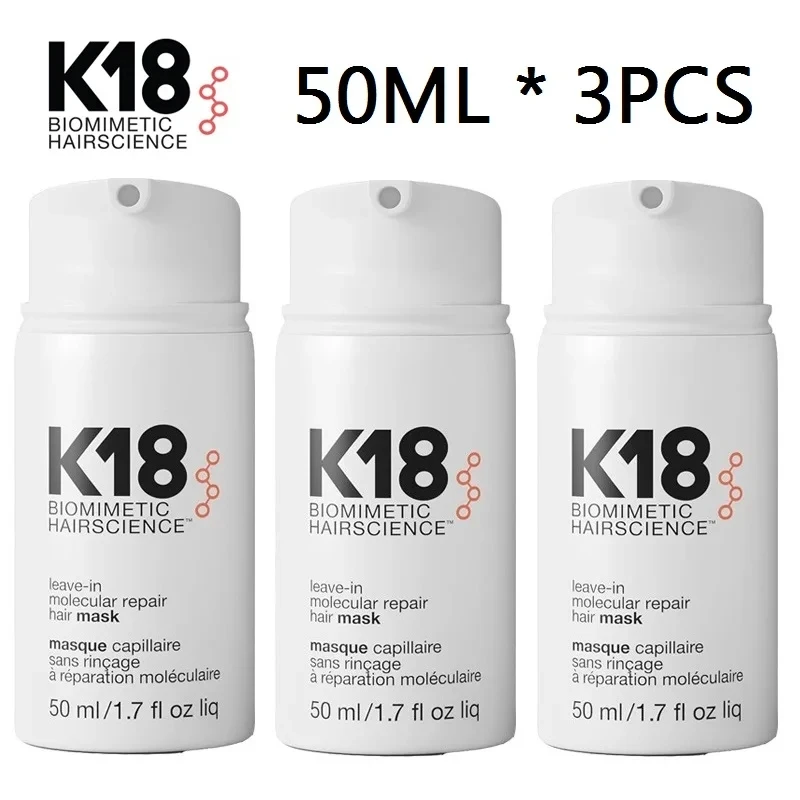 Best of 3PCS K18 Professional Molecular Repair Leave-in Hair Mask / K18 BIOMIMETIC HAIRSCIENCE / K18 Hair Mask Treatment To Repair Hair Reviews & Tips