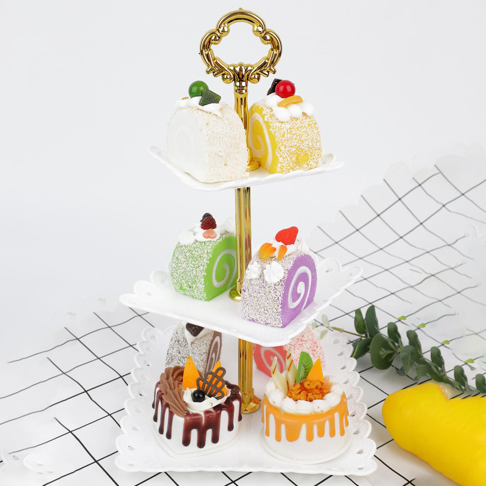 Multipurpose Cupcake Stand Pastry Serving Platter for Home Dining Table Birthday Party