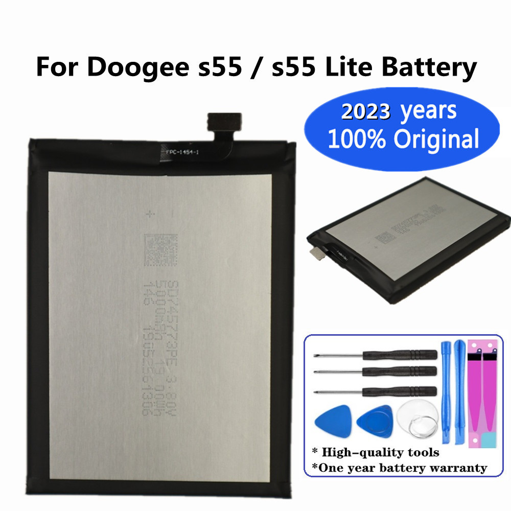 para doogee s55 s55 lite s55lite smartphone bateria bateria + ferramentas