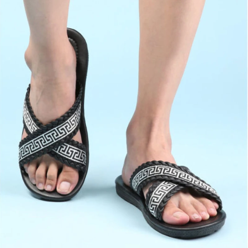 Men's Summer Slip-on Slides: Outdoor Sandals - true deals club