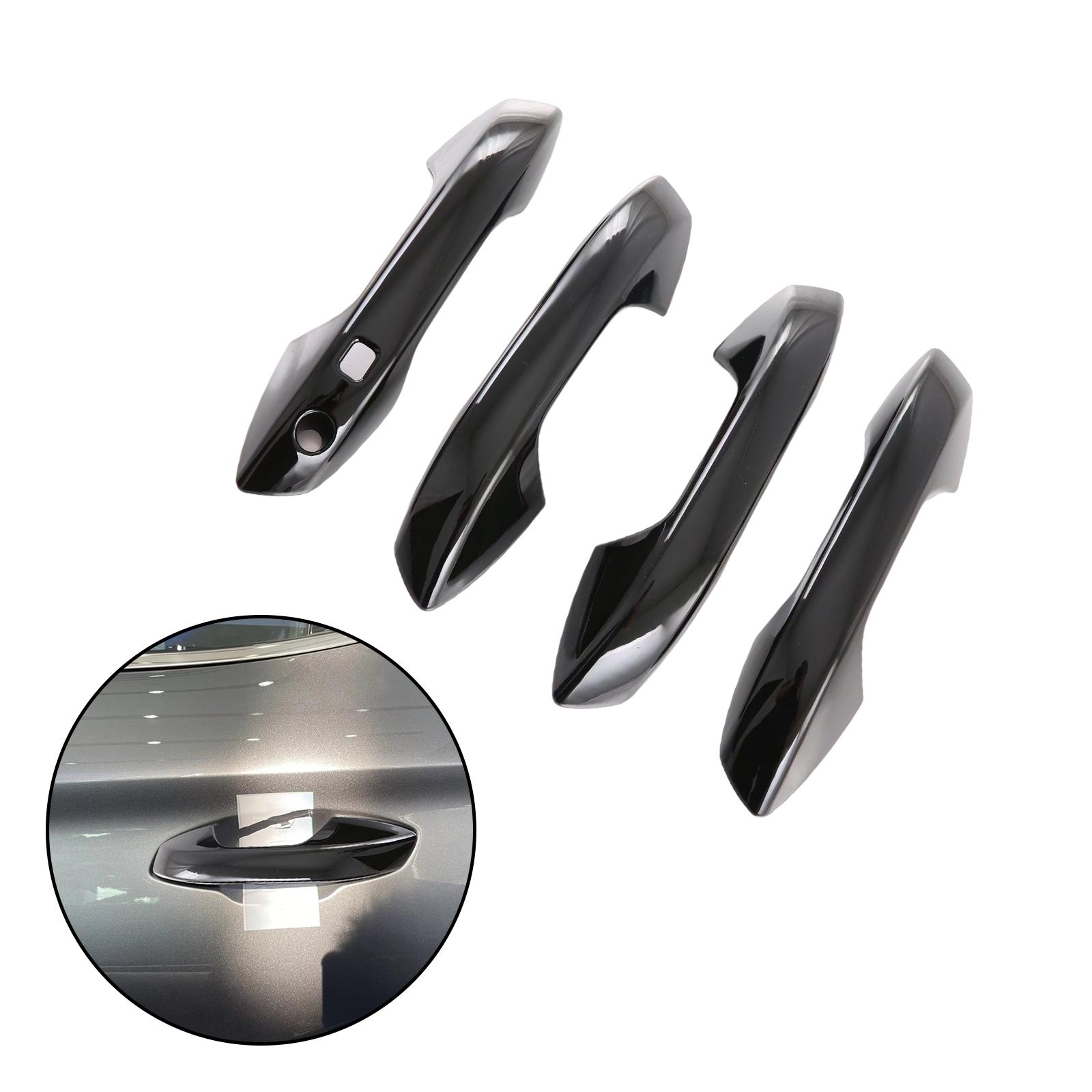 4x Auto Door Handle Protective Cover Trim Scratch Guard Spare Parts Replacement Car Accessories