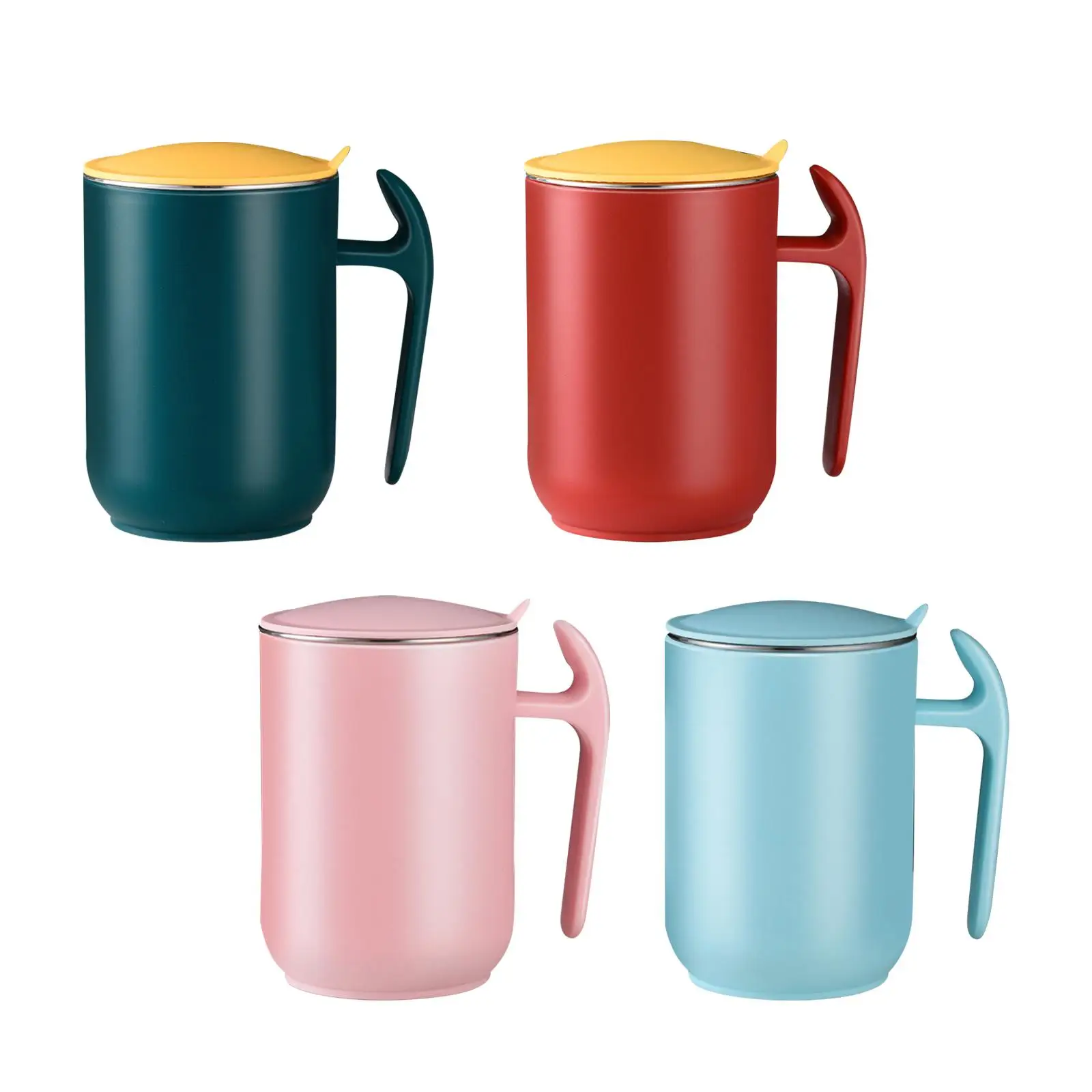 550ml Insulated Coffee Mug with Lid,Stainless Steel Coffee Cup,Vacuum Coffee Tumbler with Handle,Premium Thermal Coffee Mug