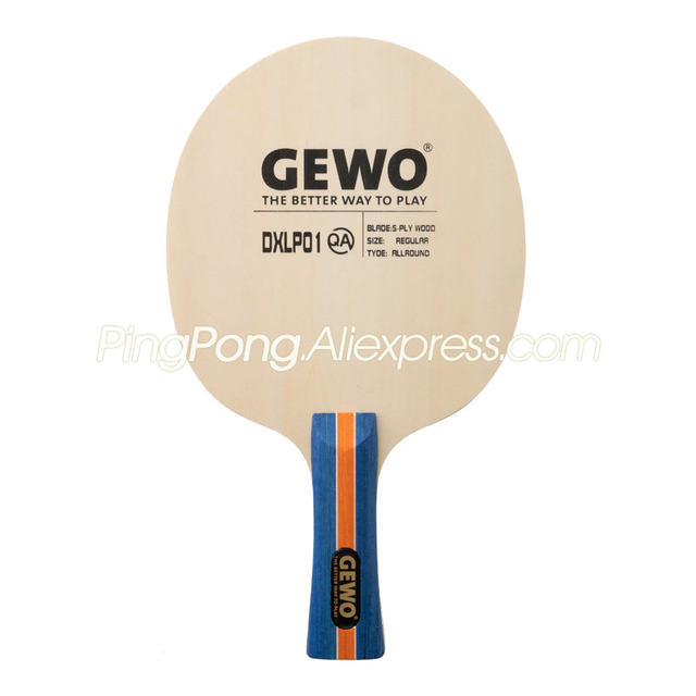 Gewo dxlp01卓球ラケット (軽量、5プライ木製) pingポンバットパドル - AliExpress