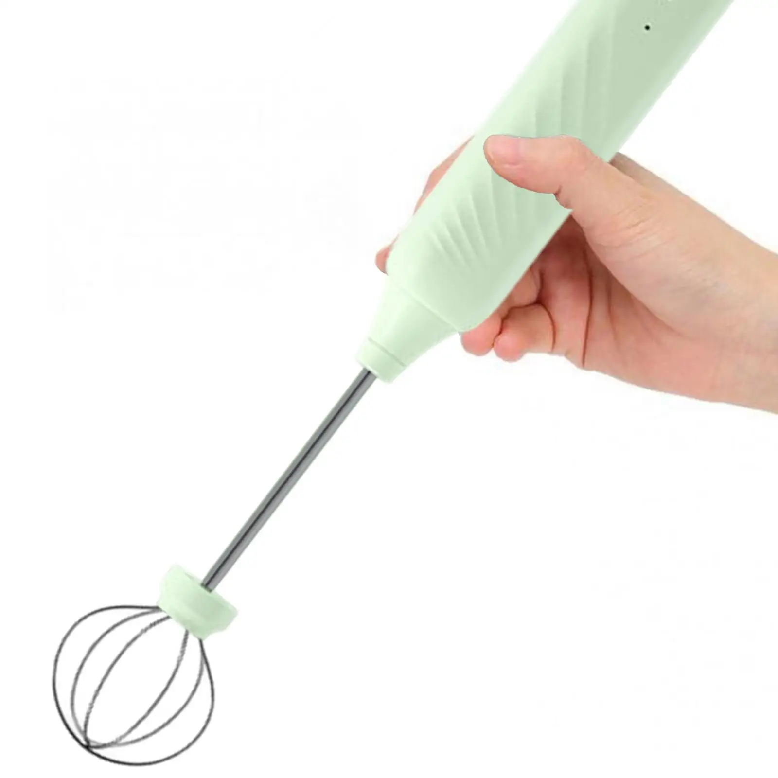 Handheld Milk Frother Egg Beater Adjustable Speed Cordless Cream Mixer for Baking