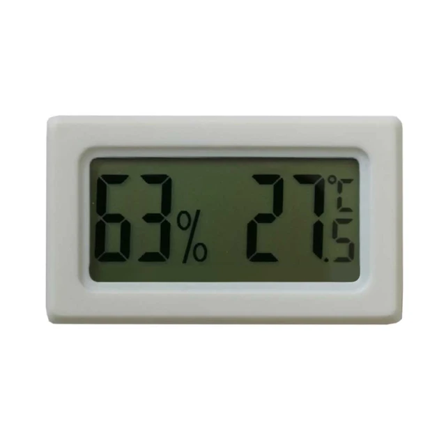  Guaber Mini higrómetro pequeño termómetro higrómetro monitor coche  termómetro higrómetro reloj mini pequeño clásico medidor de temperatura  tablero termómetro para coches : Industrial y Científico