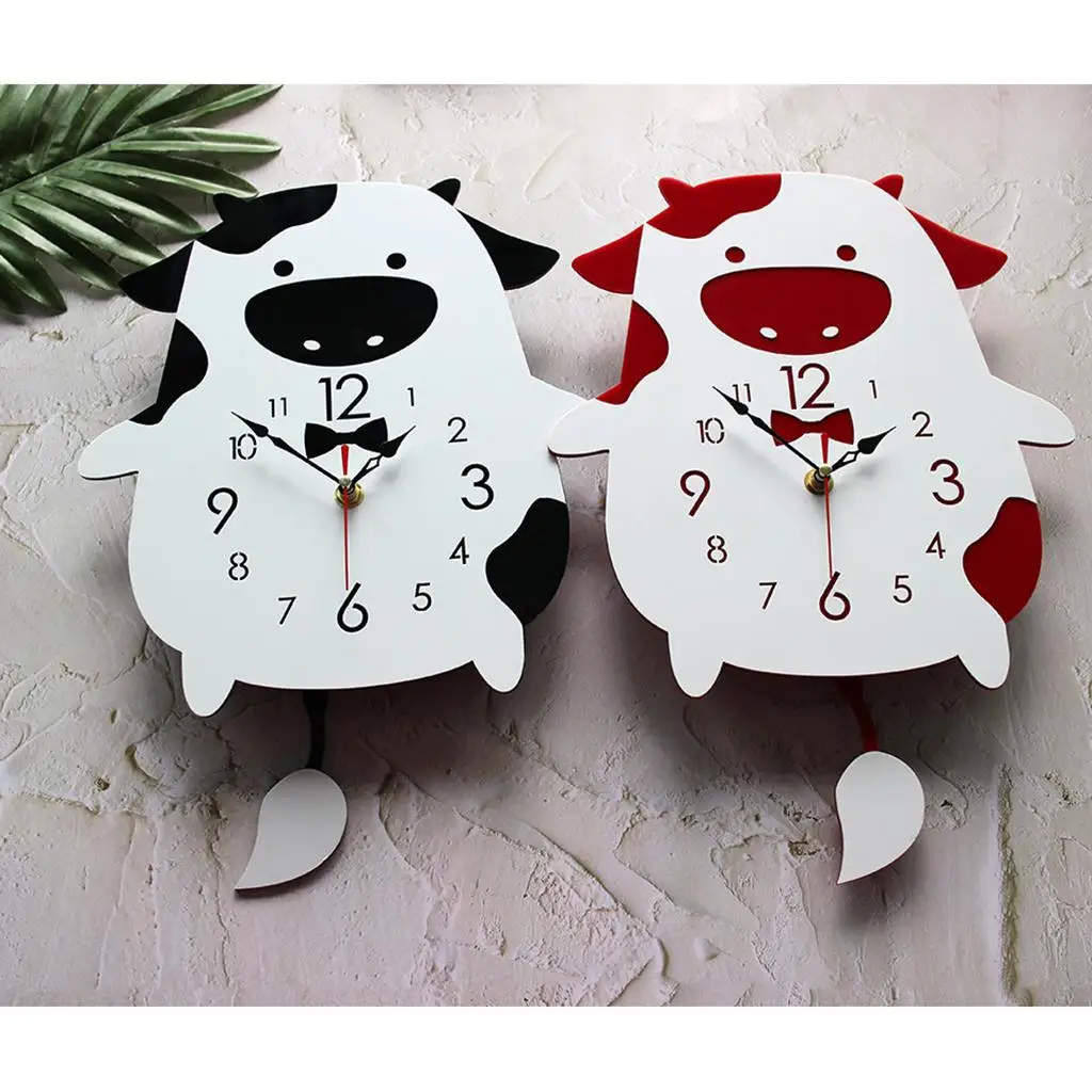 Creative Cute Design Nordic Clocks For Home Bedroom Decor