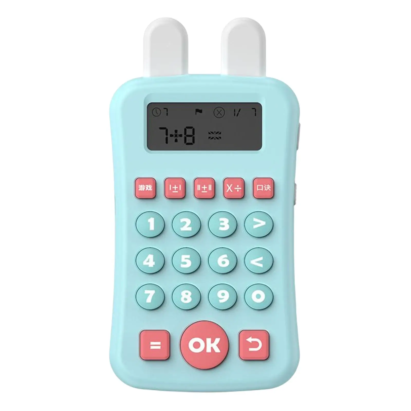Electronic Calculator Preschool Learning Toy USB Rechargable for Teaching,