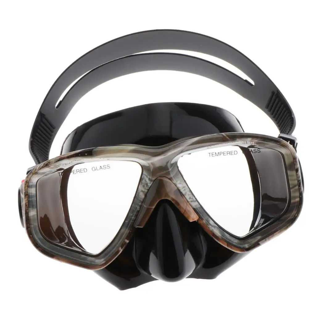 Silicone Diving Goggles Adults Mask Equipment with Storage Box