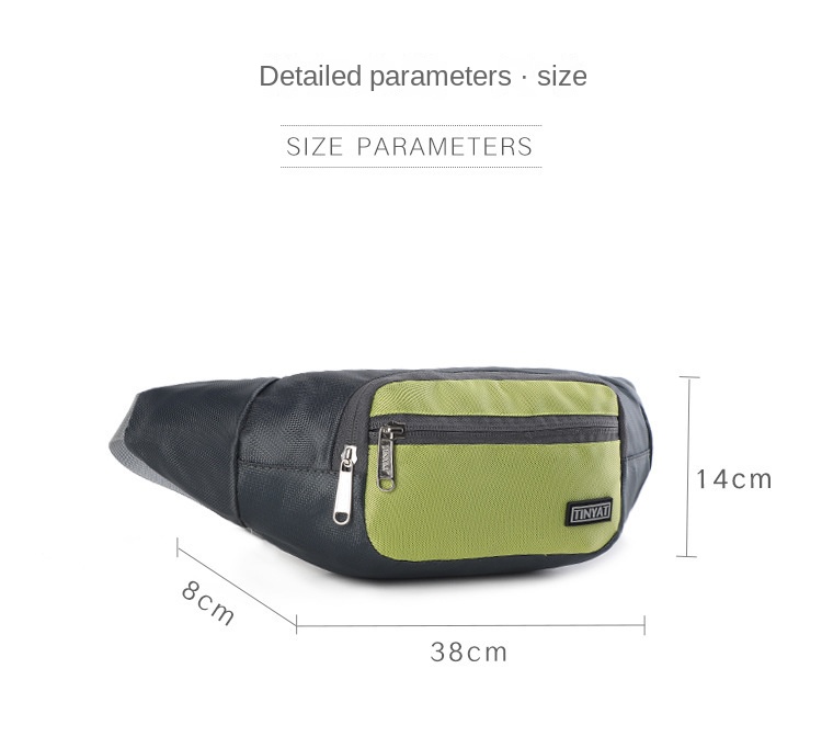 Waist Bag Men's Outdoor Sports Multifunctional Waterproof Mobile Phone Bag Casual Shoulder Messenger Bag_voghion.com
