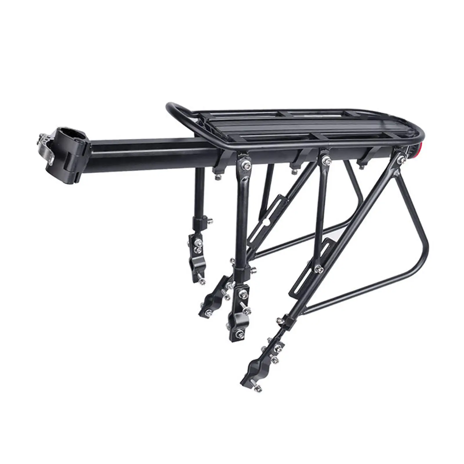 Rear Bike Rack 132-242 lbs Capacity Accessories Easy Installation Bike Luggage Carrier Bike Cargo Rack for Road Bike