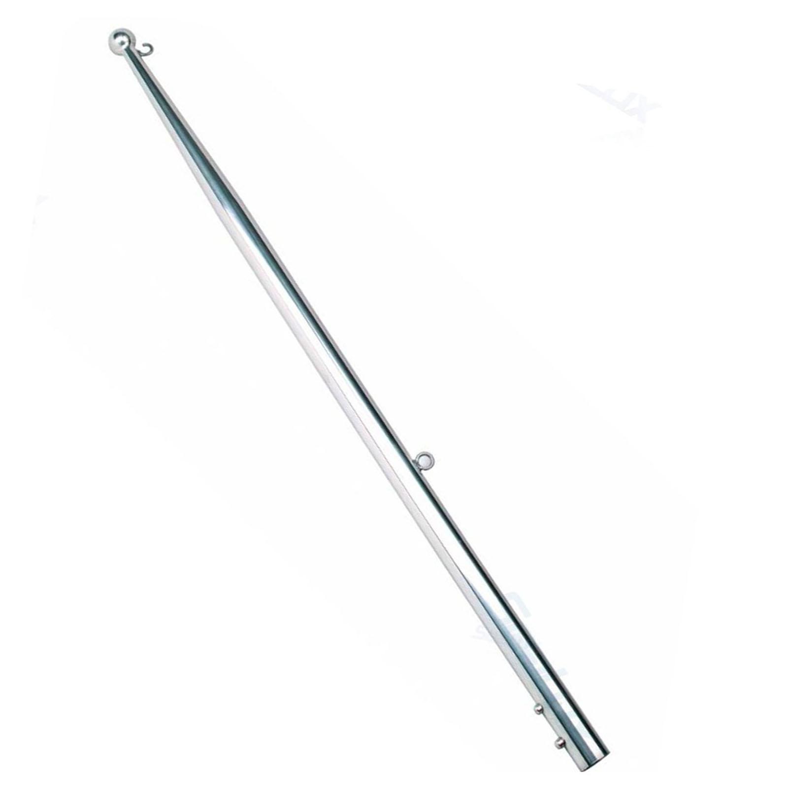 Flag Pole 304 Stainless steel for Sailing Boat Yachting Thanksgiving