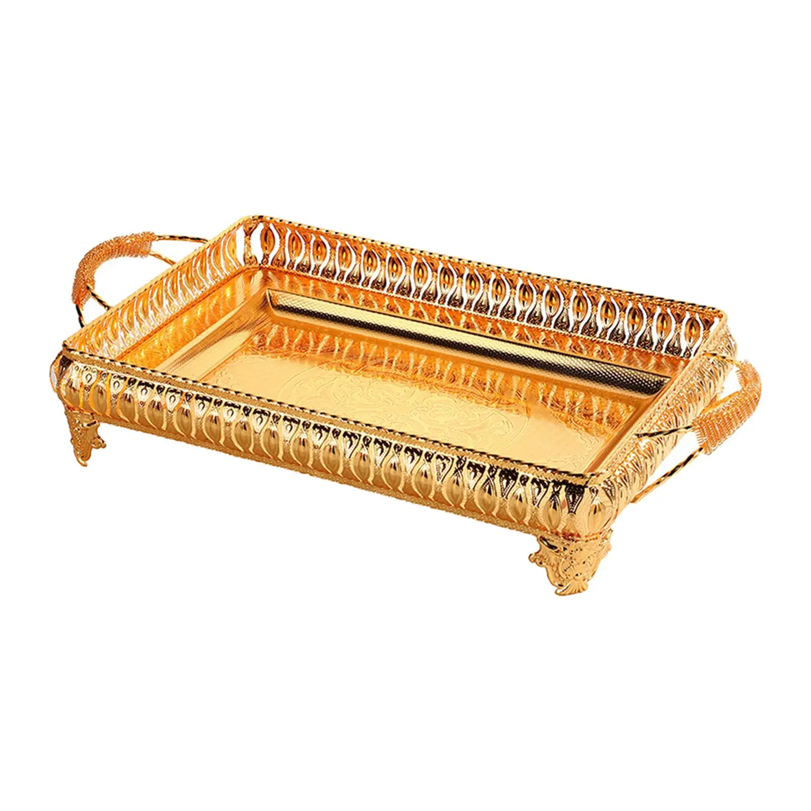 Decorative Tray Multifunctional Serving Tray for Bar Countertop Living Room