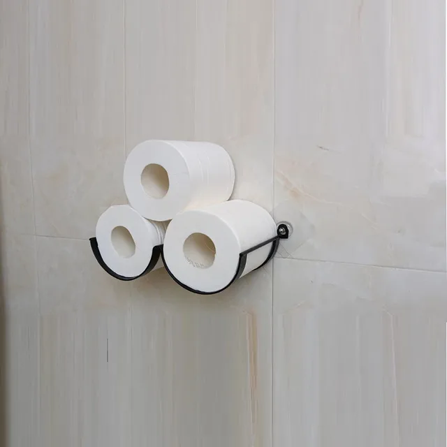 Artori Design Artori Floating Toilet Paper Shelf Storage - Bathroom Wall Decorations, Tilted Wall Toilet Paper Holder, Mounted Toilet Decor or AD196-1