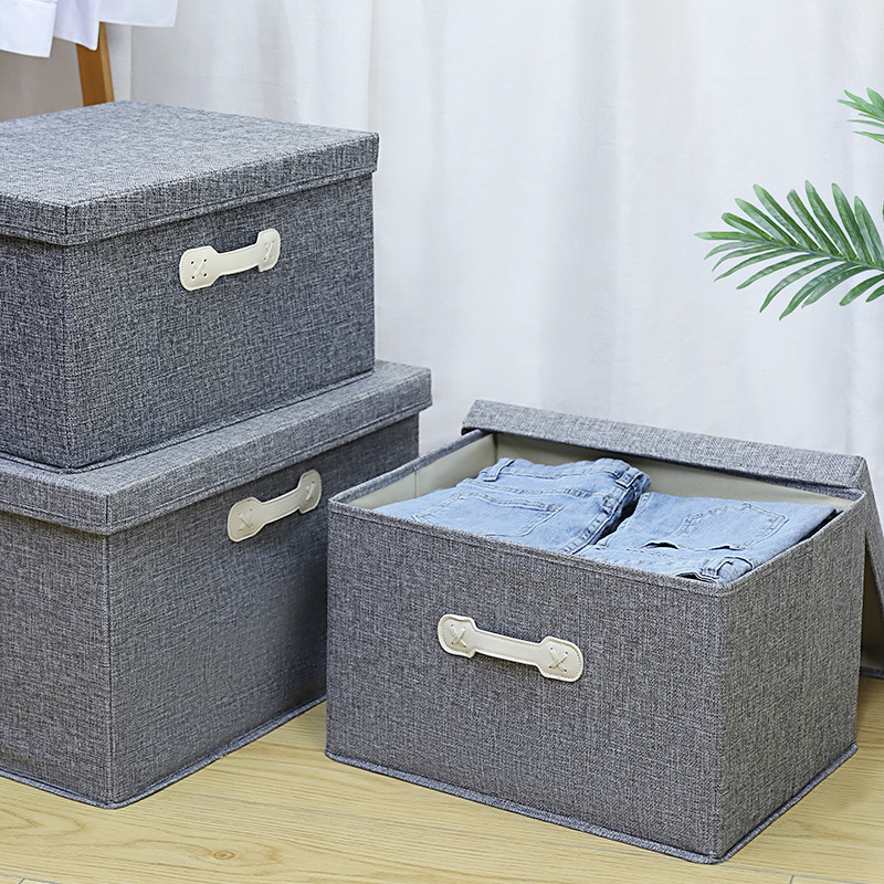 Title 5, Clothes Storage Box Fabric Cotton Linen Drawer ...