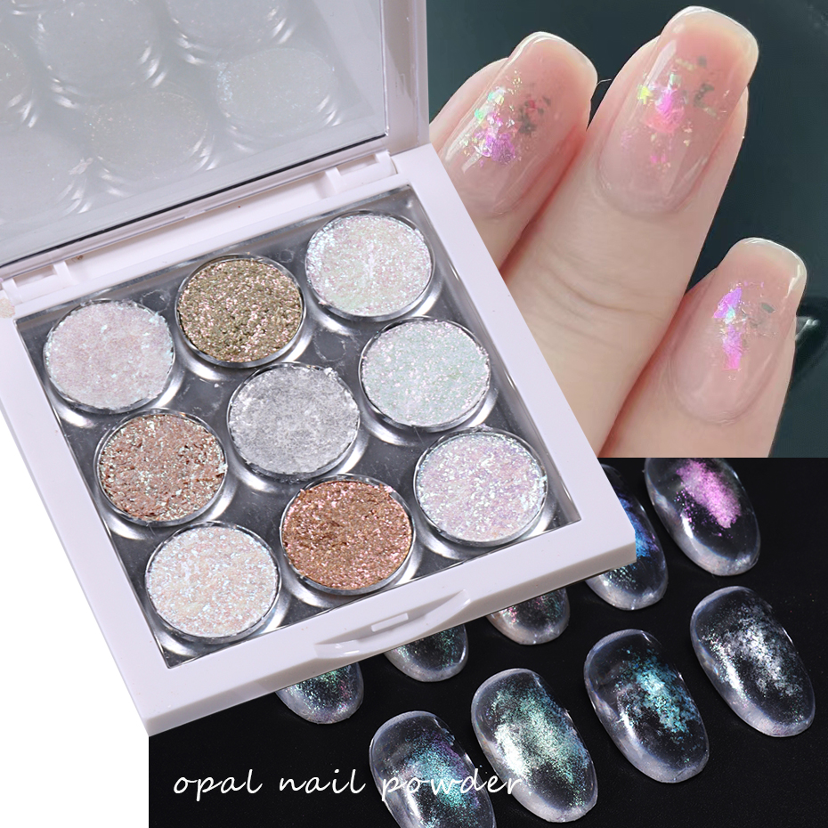 Best of Buling Opal Gradient Powder Nail Glitter Set Solid Dust Mirror Aurora Chrome Pigment For UV Gel Nail Decoration Accessories Reviews & Tips