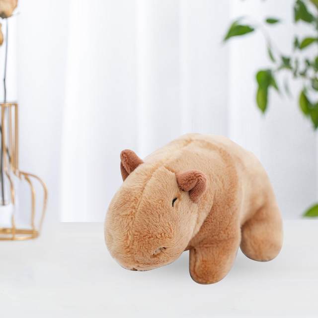 Pelúcia Capivara Desenho Animado - bonitos do Plushie do Capybara