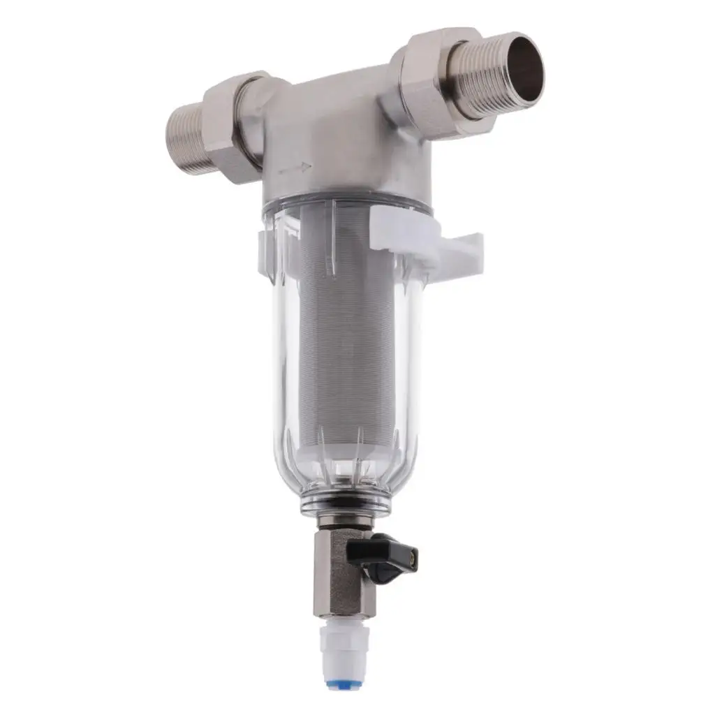 Sediment Reduction Water Filter for Precleaner Pipes for Central Decalcification 