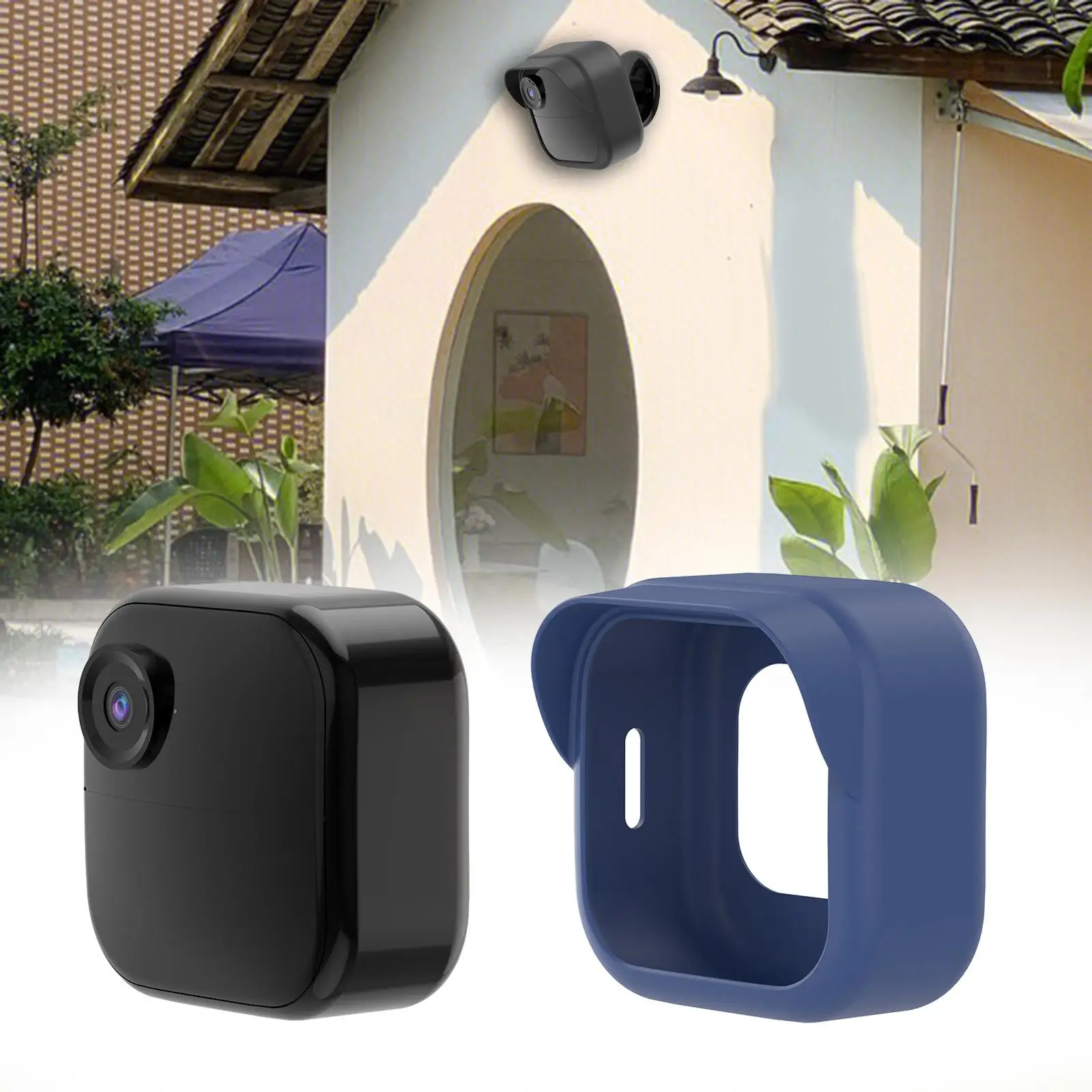 Outdoor Security Camera Cover, Anti Scratch, Dustproof, Rainproof Protective Cover Silicone Skin for Blink Outdoor 4