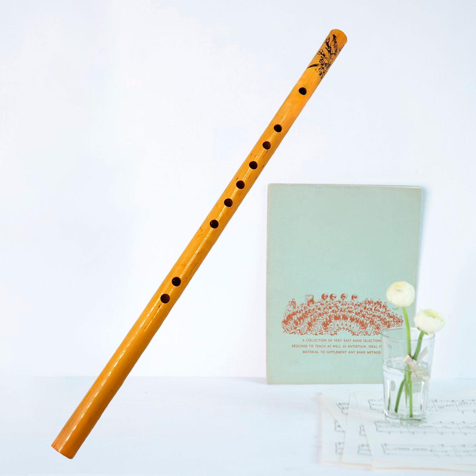 Description Picture 3 of itemVertical Flute Portable 9 Holes Traditional for Flautist Band High Quality Bamboo Flute Musical Instrument Woodwind Instruments
