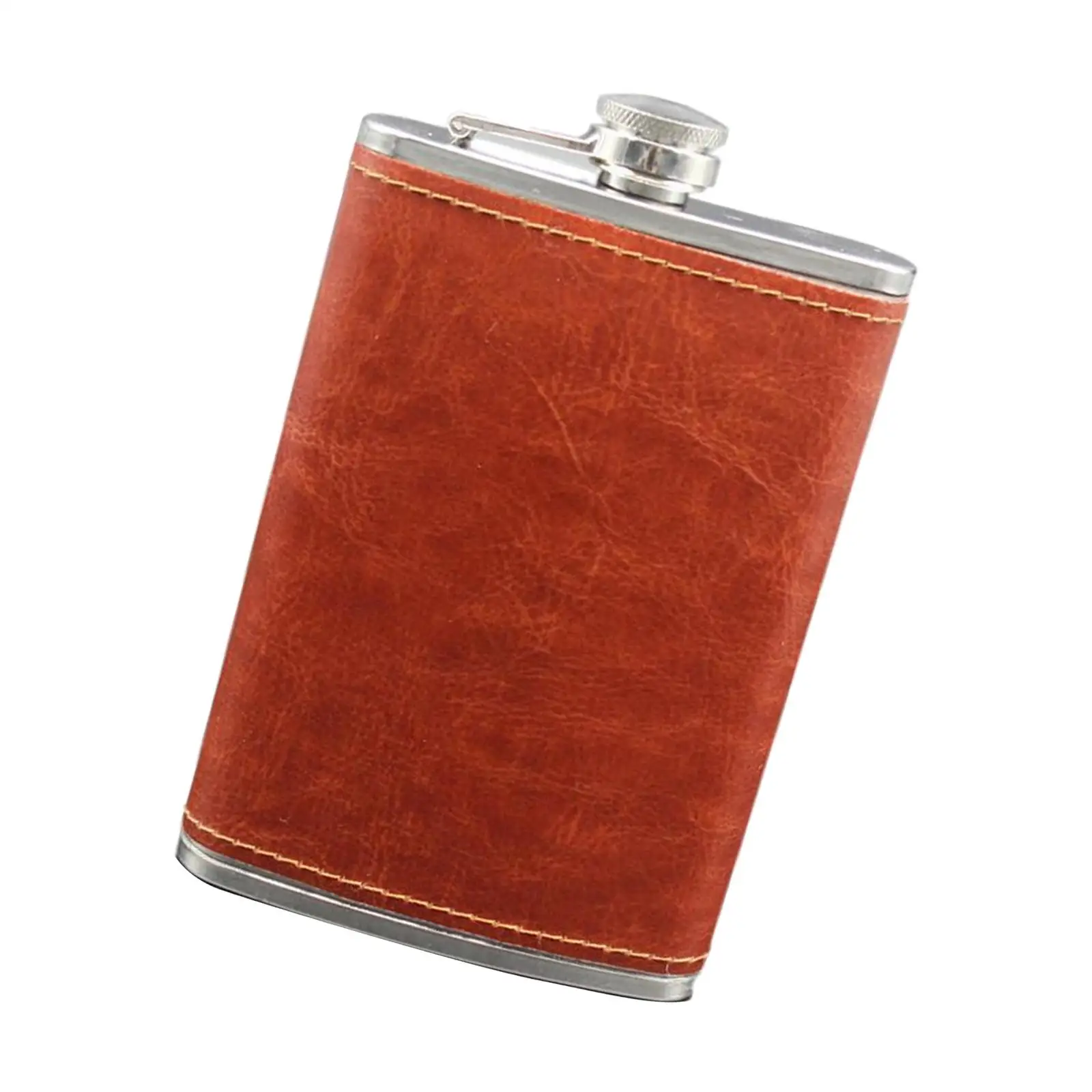 9 oz Hip Flask Portable Liquor Pocket for Hiking Home Goods Clear Water for Storing
