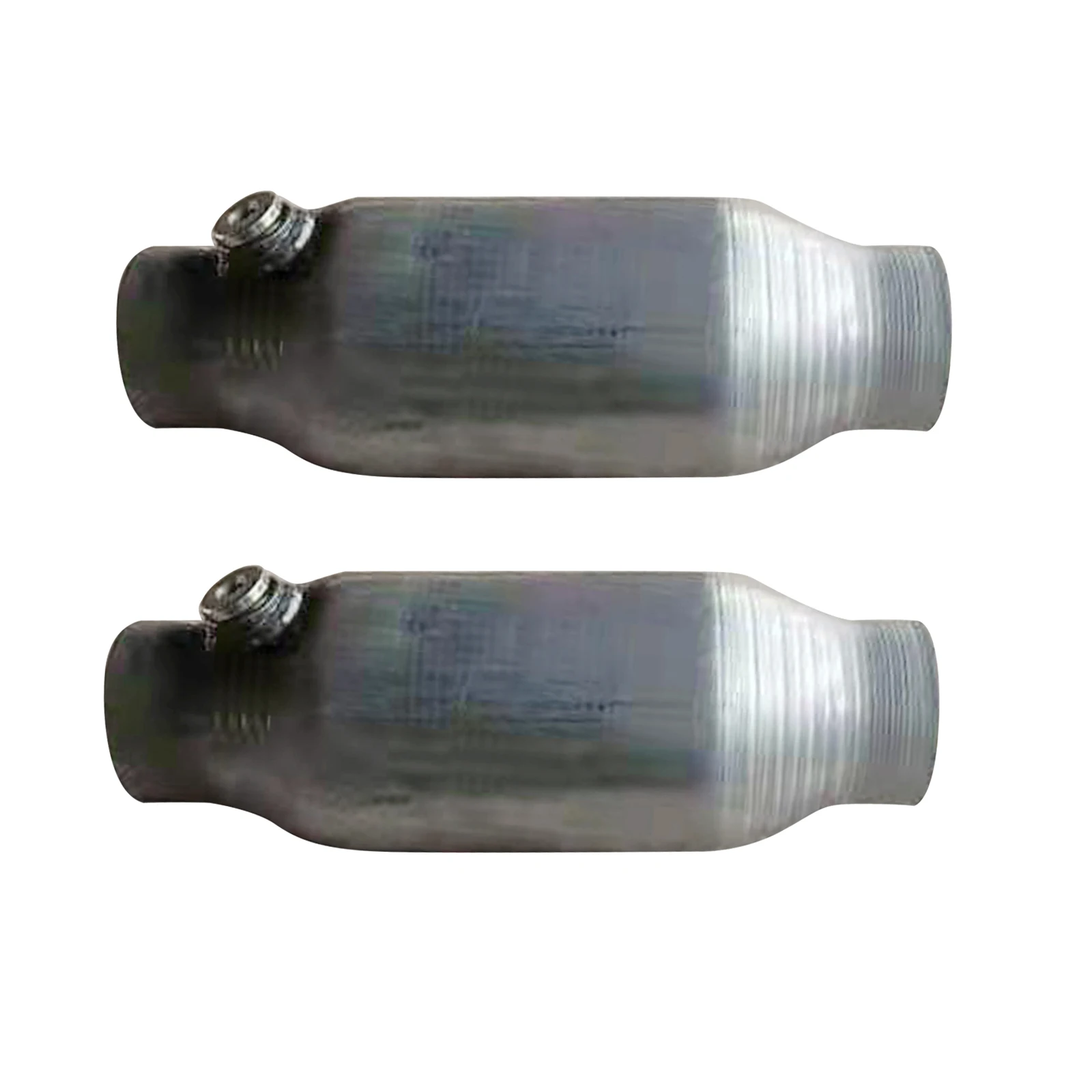 2Pcs 2.5in Universal Catalytic Converter High Flow Replacement, Spare Parts
