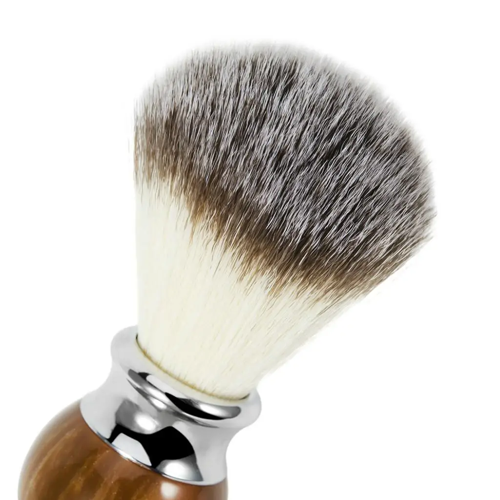 Shaving Brush Shaving Foam Brush Shaving Accessory 12cm for Salon House Resin