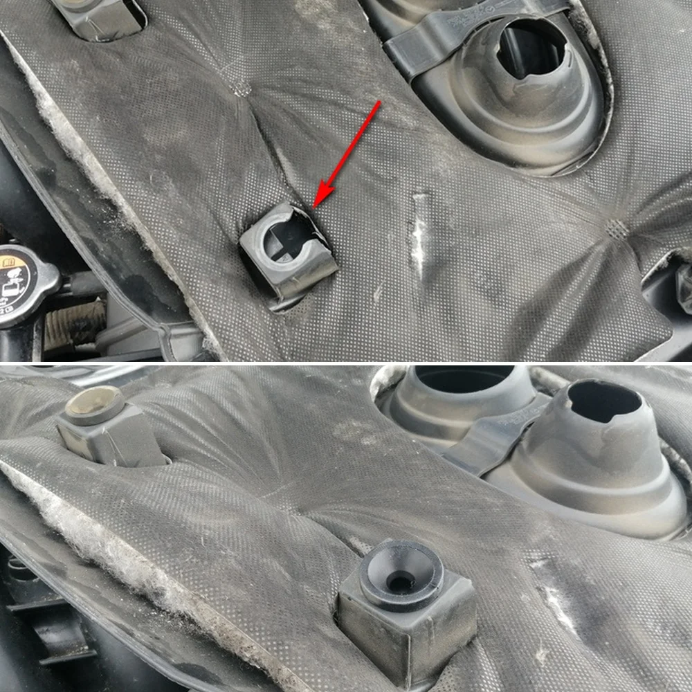 Bujes de goma para soporte de cubierta de motor