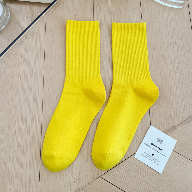 Title 27, 33 Colors Korean Sports Socks Women Soft Cotton...