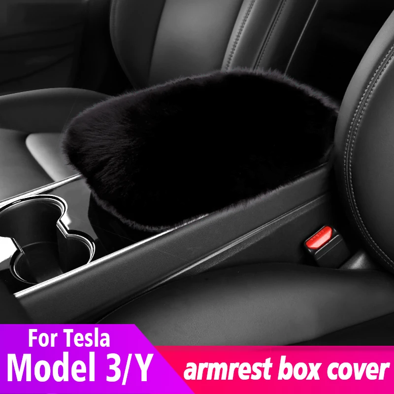 car steering wheel New Car Console Central Auto Seat Armrest Box Pad Cushion Storage Cover Protection Cars Accessories For Tesla Model3/Y 2017-2022 heated steering wheel cover