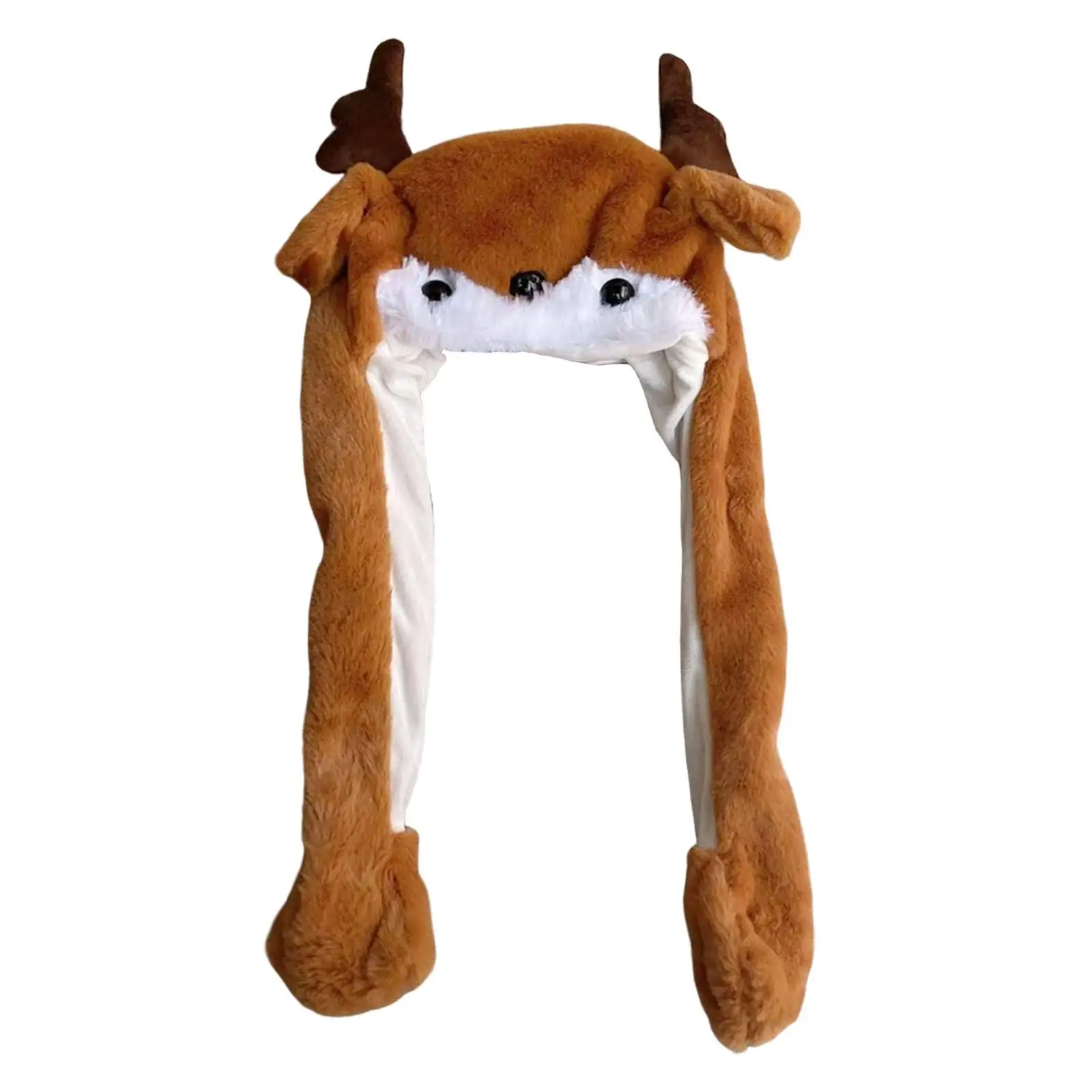 Funny Jumping Hat Costume Cosplay Dress up Christmas Plush Hat for Holiday Halloween Party Girls Boys Women