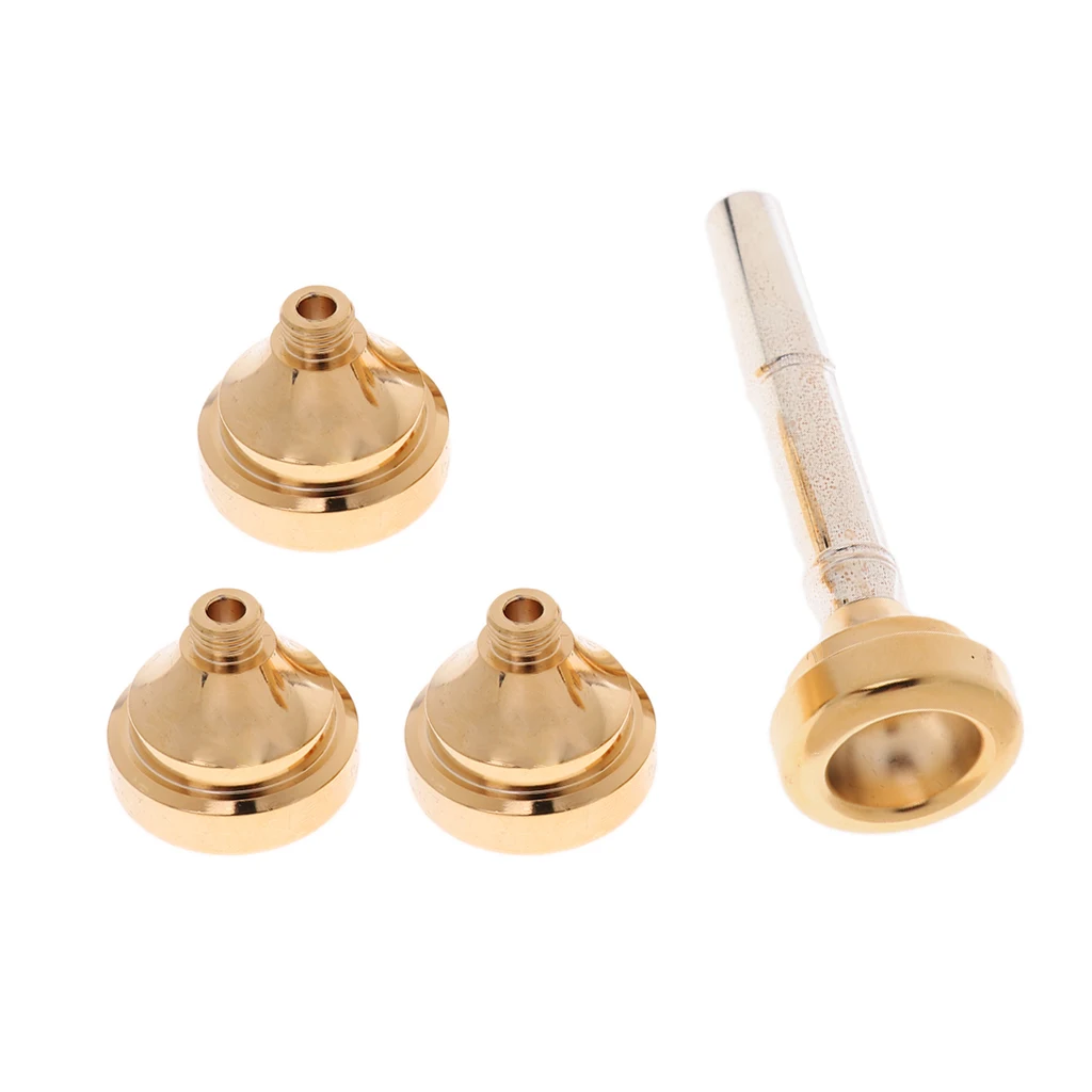 Trumpet Mouthpieces with 4 Sizes Convertible 3C 5C 7C C Musical Instrument Parts