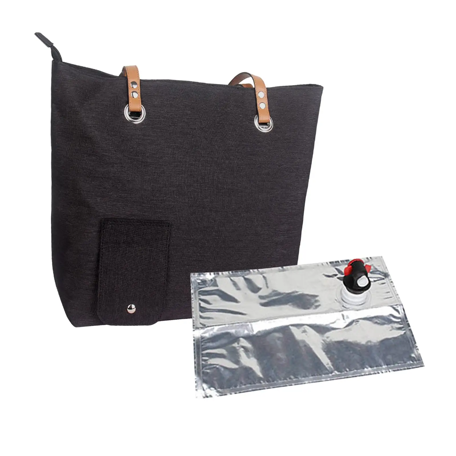 Insulated Cooler Bag Travel Beverage Handbag Water Cooler Bag Shoulder Bag for Camping Fishing
