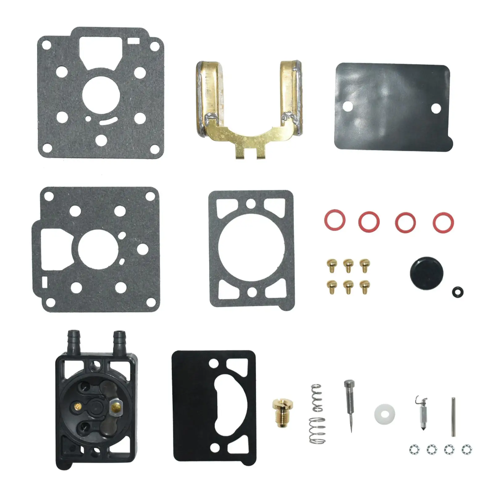 Carburetor Repair Rebuild Kit with Seat Gaskets for B43 B48 BF BG DD15