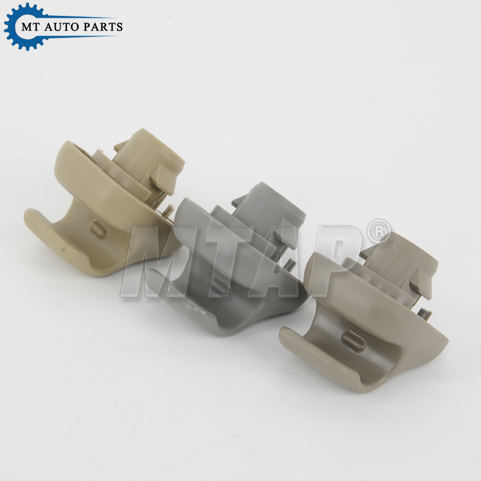 MTAP Aftermarket Car Sunvisor Holder Clips Sun Visor Fastener For HONDA CIVIC FA1 FD1 FD2 2006-2011 Beige Ivory Gray Color