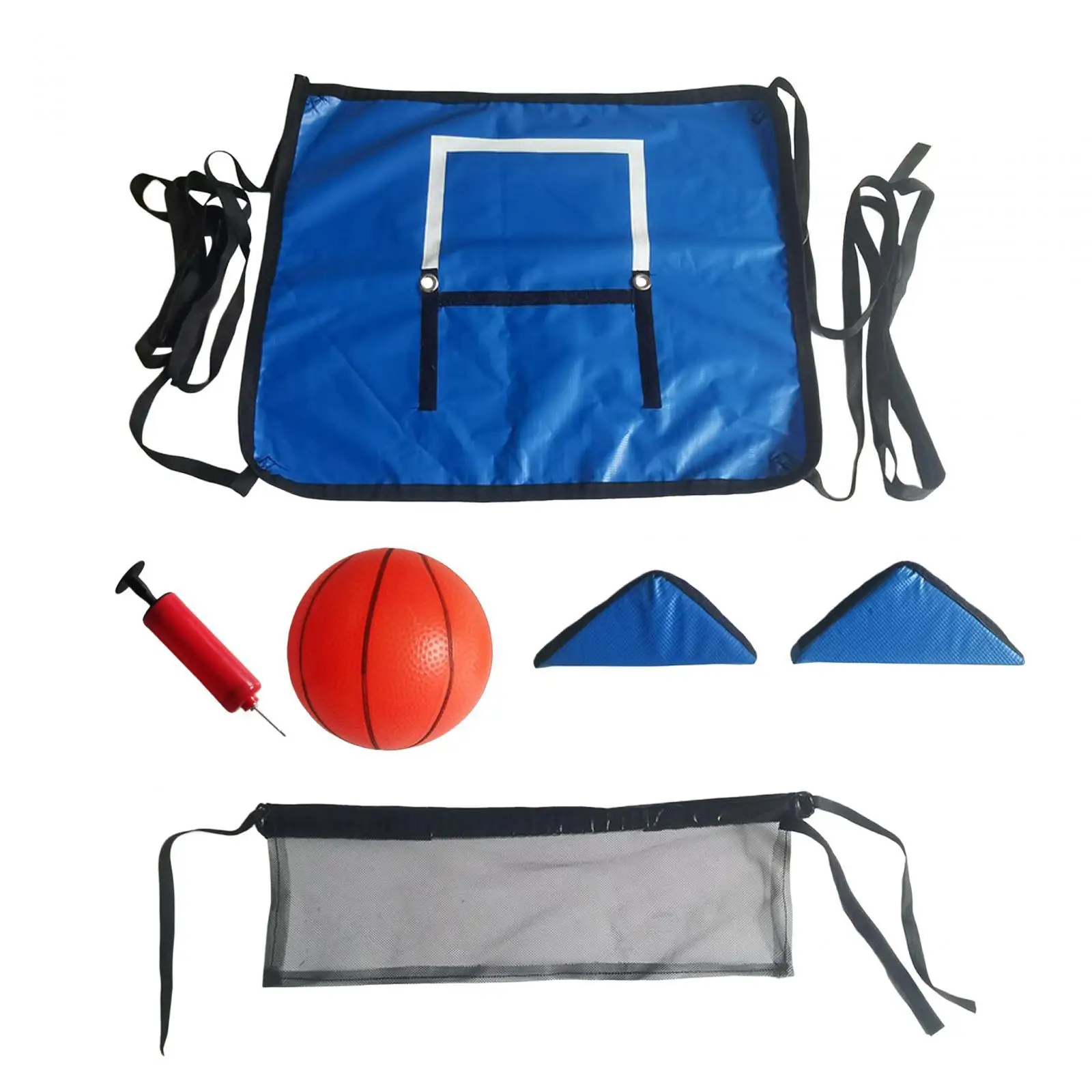 Mini Trampoline Basketball Hoop Easy Install Durable for Kids and Children Dunking Universal Breakaway Rim for Dunking Goal Game