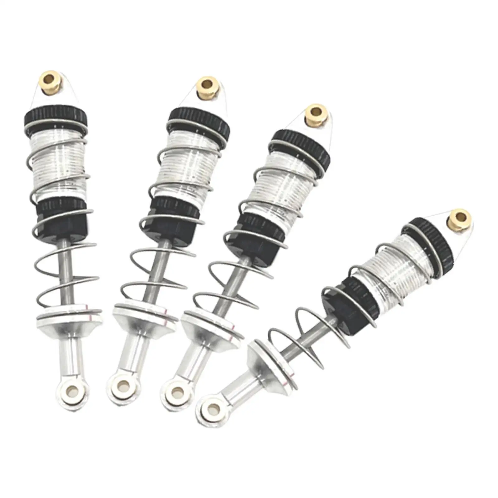 4x RC Shock Absorber Front and Rear RC Shocks Damper 1/16 Scale Spare Parts for 16207 16209 Model RC Hobby Car Trucks