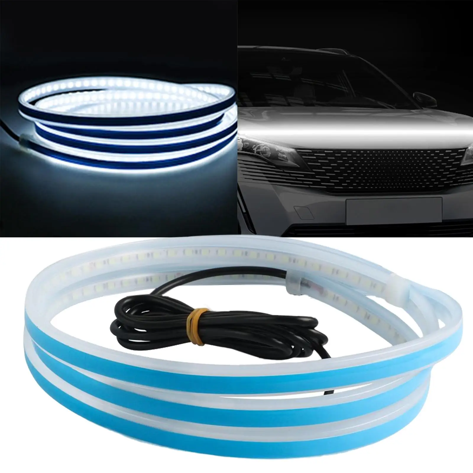 Car Hood Strip Light 12V Car Engine Cover Decoration LED Strip Light for Hood for Car Vehicle Truck SUV