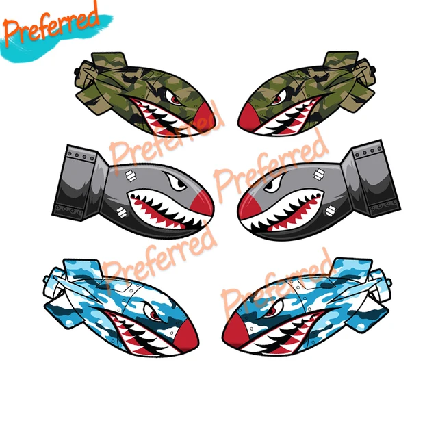 3D PVC Soft Adhesive Shark Missile Hook and Loop Patch Fbome Aircraft  Cartoon Backpack Sticker Arm Badge Cloth Tips Air Seal - AliExpress