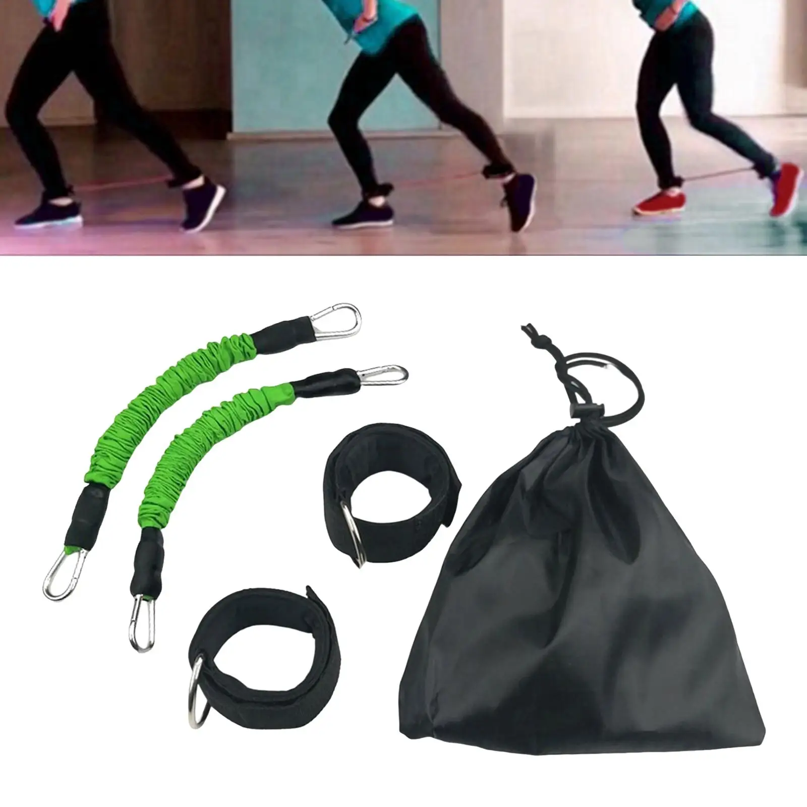 Portable Resistance Bands Elastic Gym Pull Rope Exercise Bands for Boxing Gym